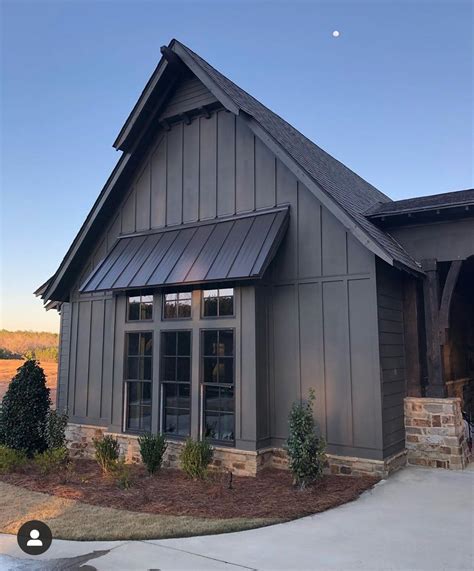 mountain house exterior painted metal roof|modern metal roof exterior home.